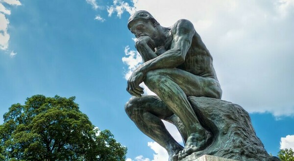 The Thinker By Rodin
